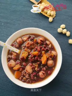 Red potato omelet soup
