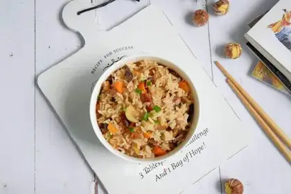 Weenie chestnut rice
