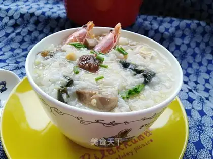 Seafood porridge