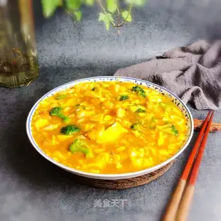 Curry shrimp tofu