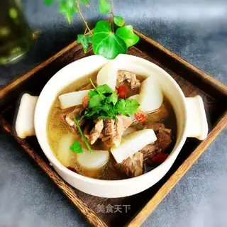 radish lamb chops