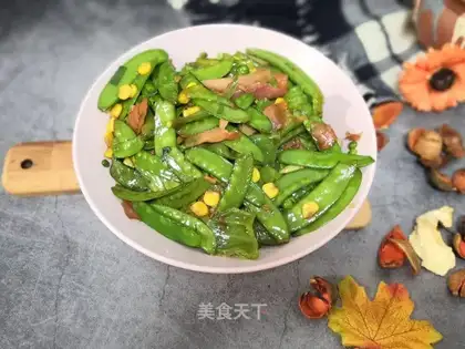 Fire Dutch beans with chicken legs