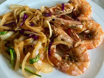 White onions for shrimp