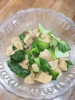 Frozen tofu oil