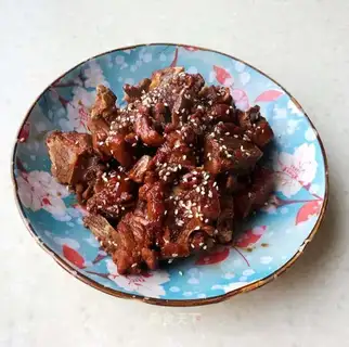 Lazy sugar veggie ribs