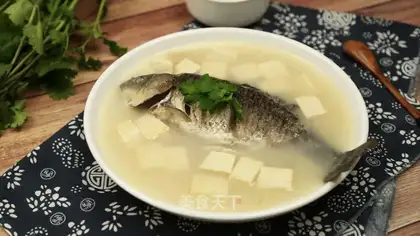 Tofu soup