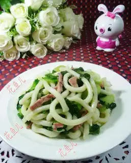 The salty cuisine makes noodles