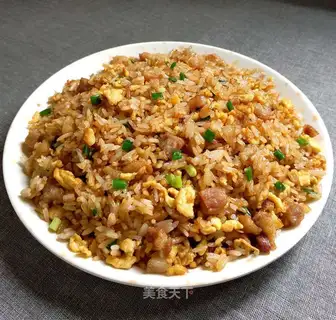 Soy sauce and egg fried rice