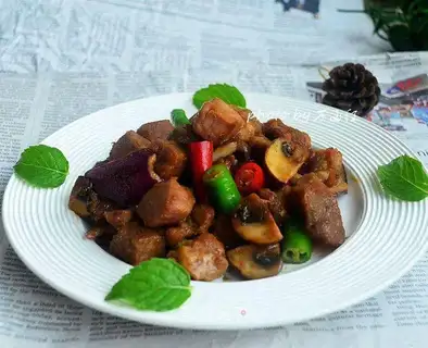 Mushroom roast beef