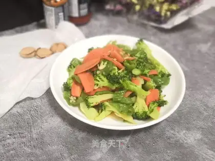Carrot and broccoli