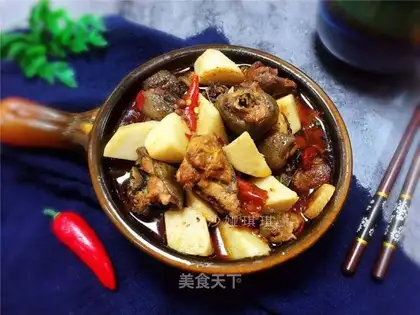 Potato chicken