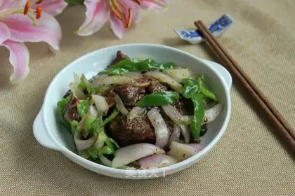 Pepper onion fried cowboy bones