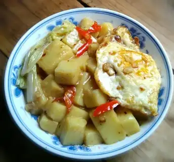 ♪ Fried tofu ♪