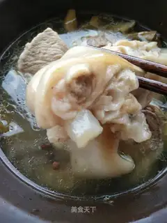 Bones and pig hoof