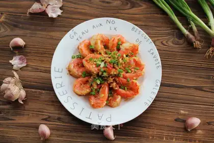 Garlic on the back shrimp