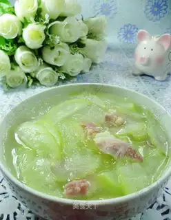 ♪ The night roses of salted meat fan soup ♪