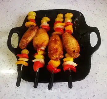 Roasted chicken wings