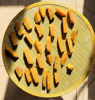 Homemade red potato dry