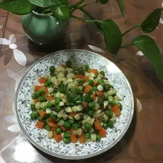 Vegetable beef paste at colour