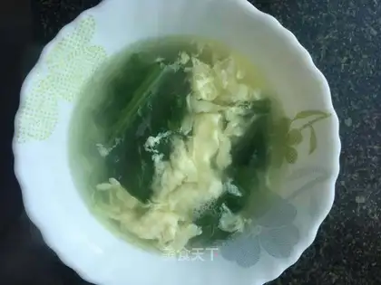 Plumbing omelet soup