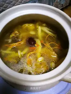 Weed chicken soup