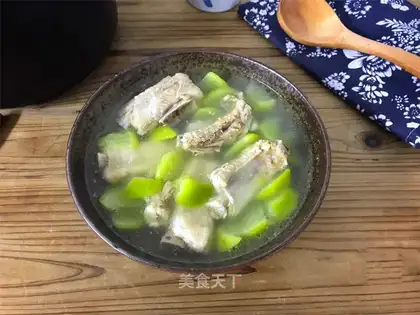 radish steak soup