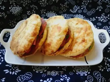 Pancakes and beef