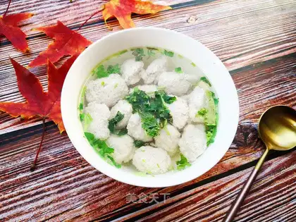 Fishball soup