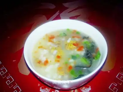 Chicken liver congee