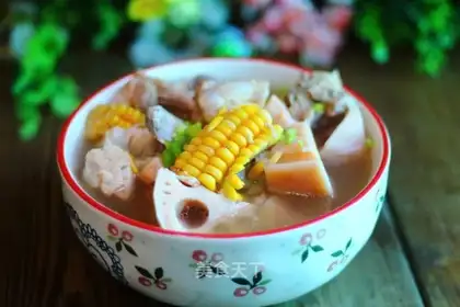 Lian's steak corn soup