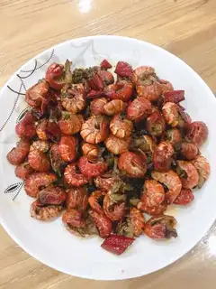 Spicy lobster tail