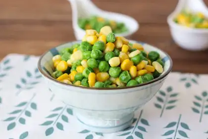 Peas and corn