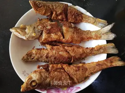 Fried bass