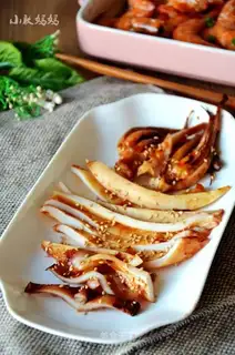 Roasted squid