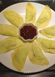 Gold egg dumplings