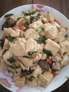 ♪ Onion fried tofu ♪