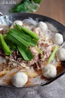 Beef fishball pan