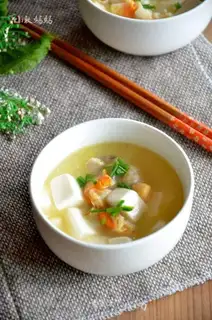 Tofu soup