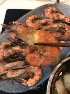 Pretzels roasted shrimp