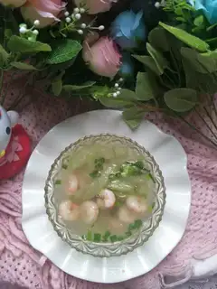 Smelt shrimp soup