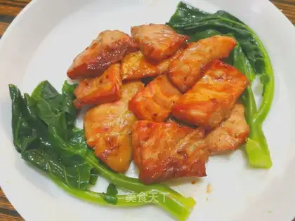 Burn the salmon