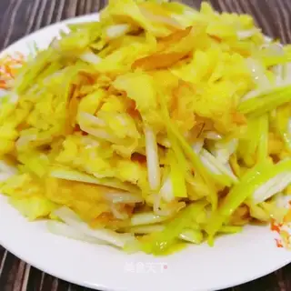 Cream fried eggs
