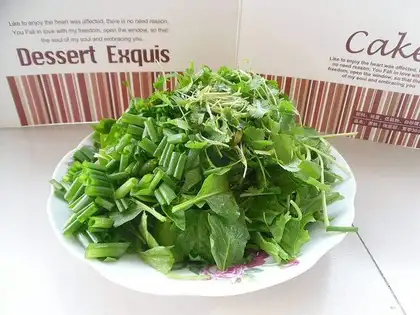 Salad with spinach