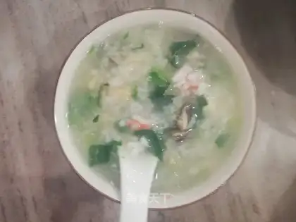 Dry shrimp congee