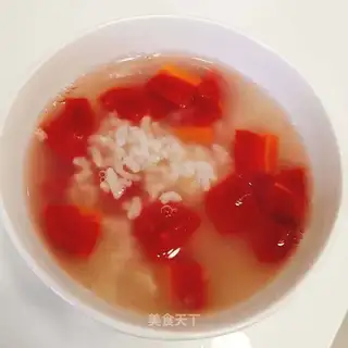 Fruit carrot congee