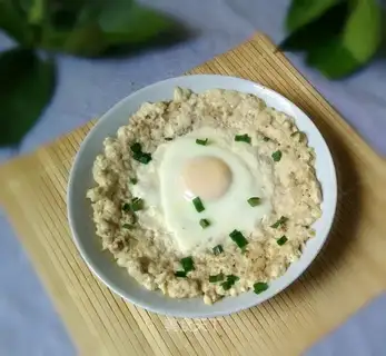 Tofu meat and steamed eggs