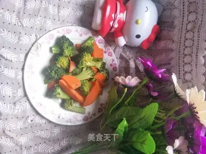 Fried broccoli