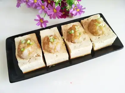 Shrimp ball tofu