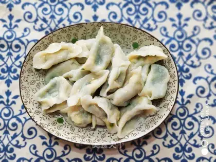 Three fresh dumplings