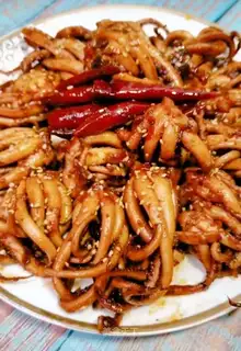 Spicy squid